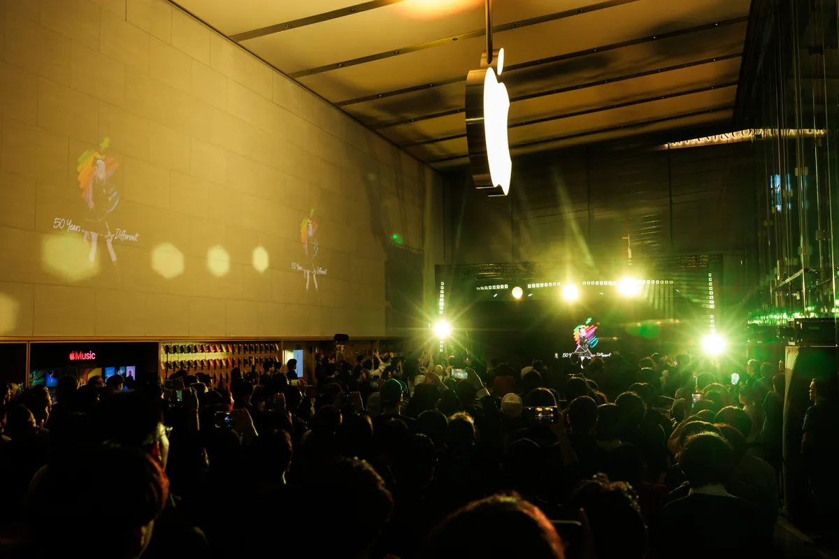 Apple 表参道举办 50 周年纪念活动。 Hololive 的 Mori Calliope 将进行演讲和直播